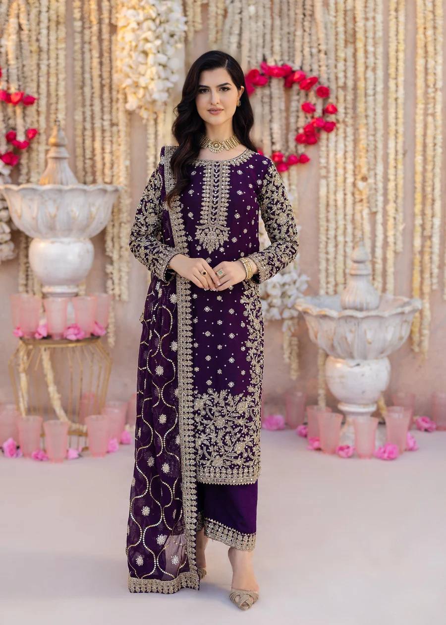Purple & Gold Tapestry