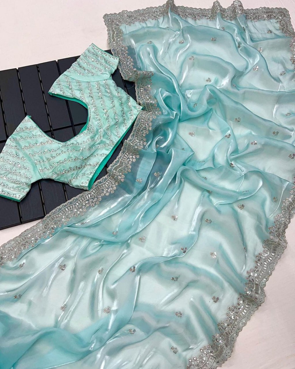 Serenity Soft Slik Saree