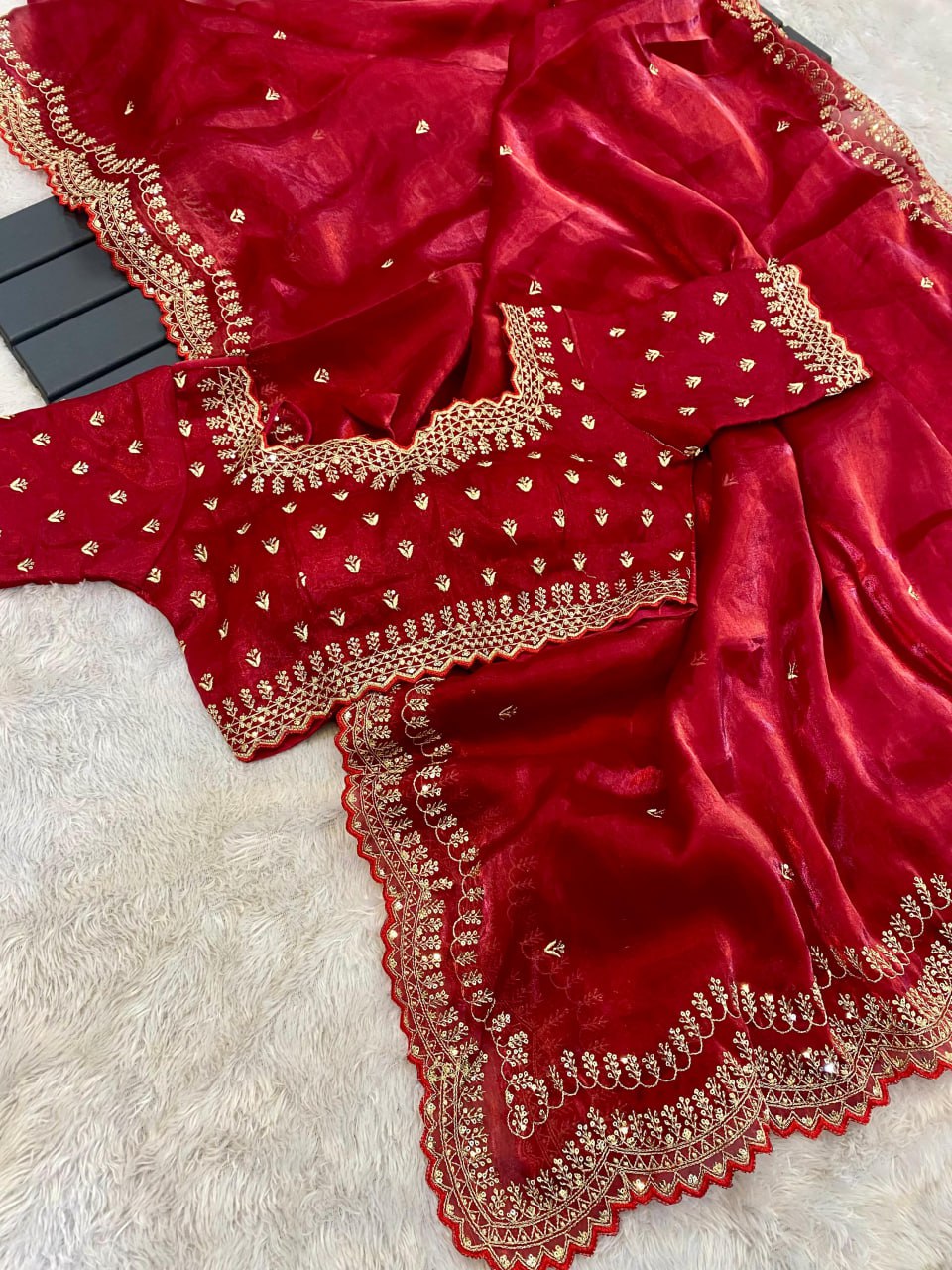 Ruby Rhapsody Saree
