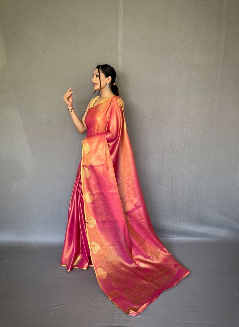 Rose Gold Saree