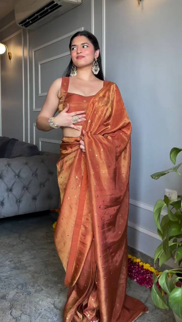 Sunshine Dot Saree