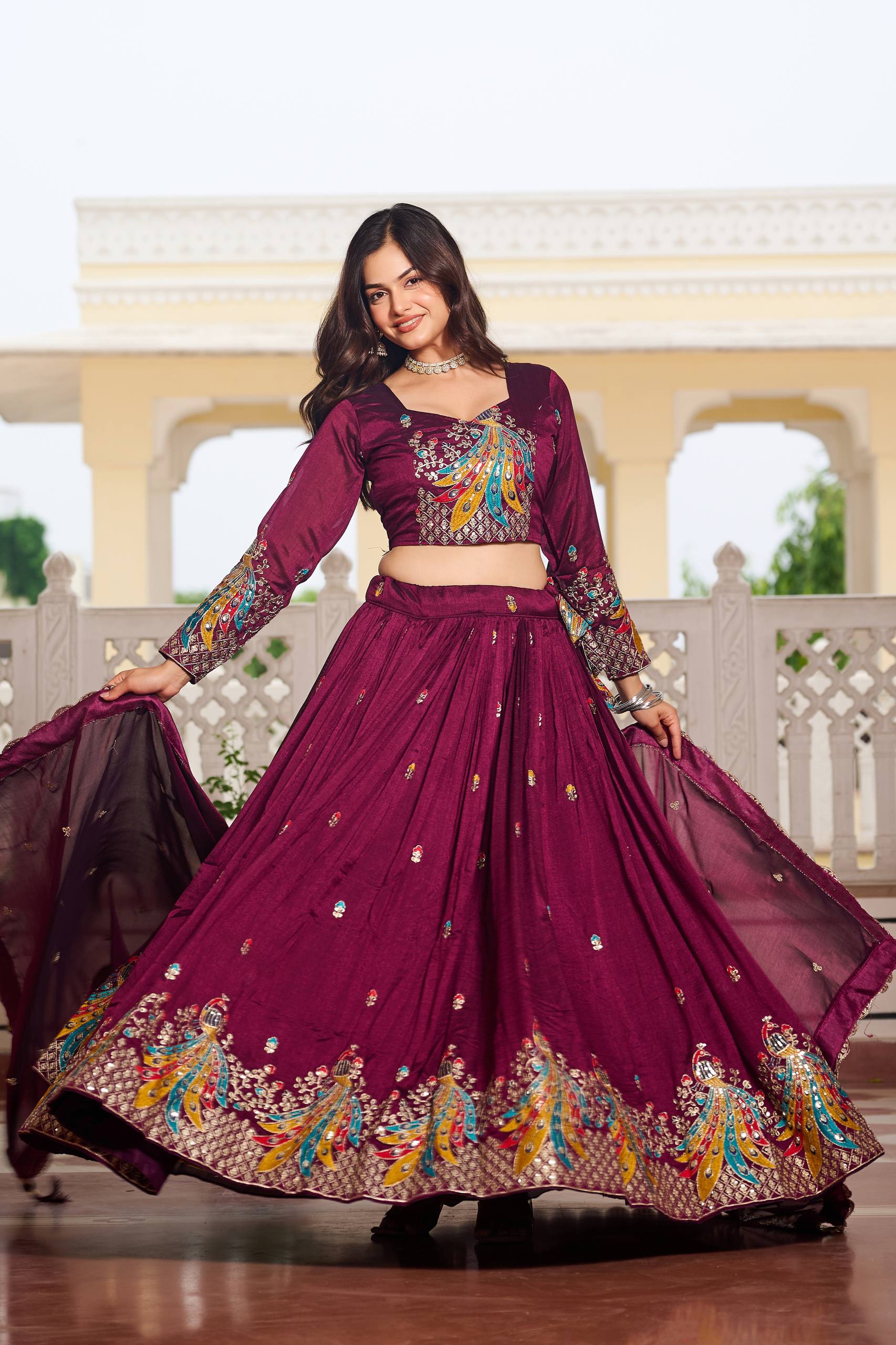 Peacock Lehengas