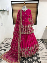 Faux Georgette Lehenga