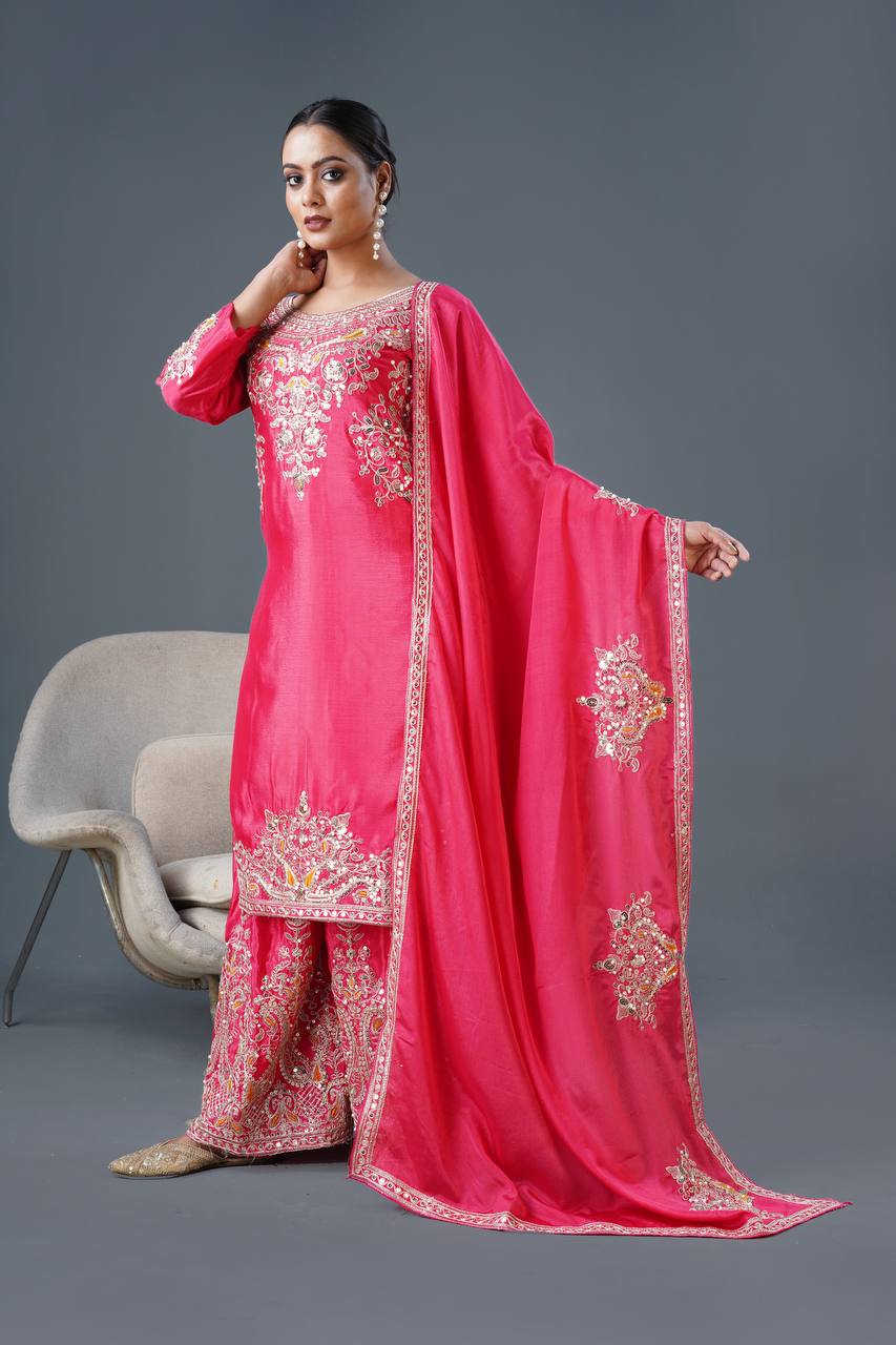 Festive Pink Ensemble