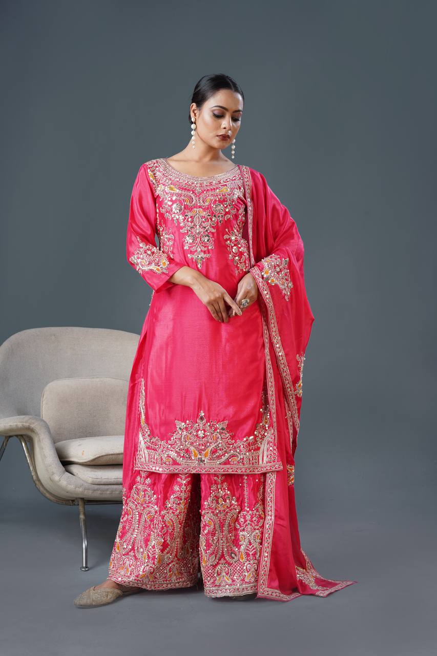 Festive Pink Ensemble