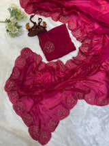 Beautiful Katdana handwork Saree