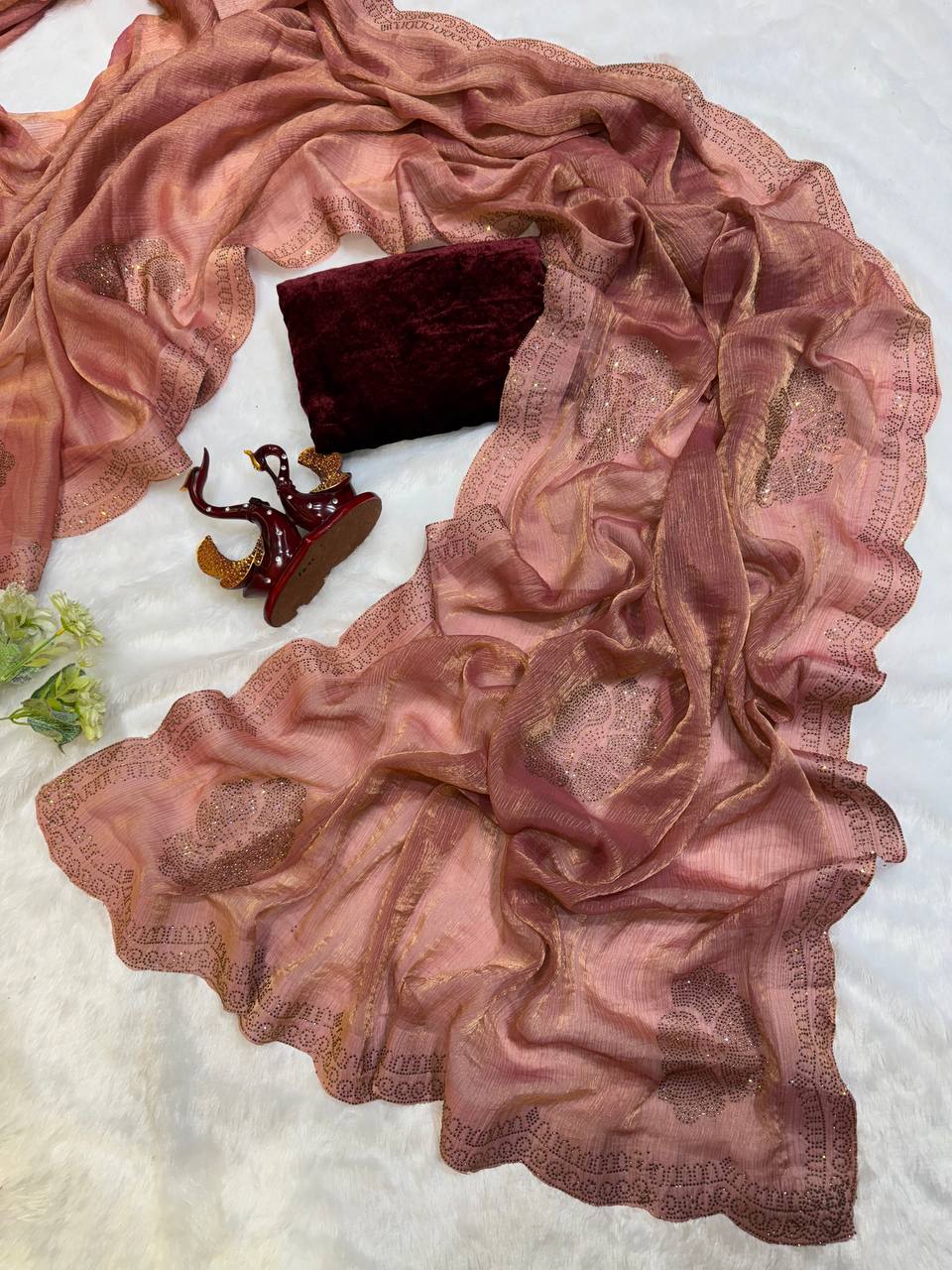 Pure Space Chiffon Silk Saree