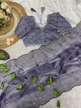 Pure Soft Zimmy Choo Silk Saree
