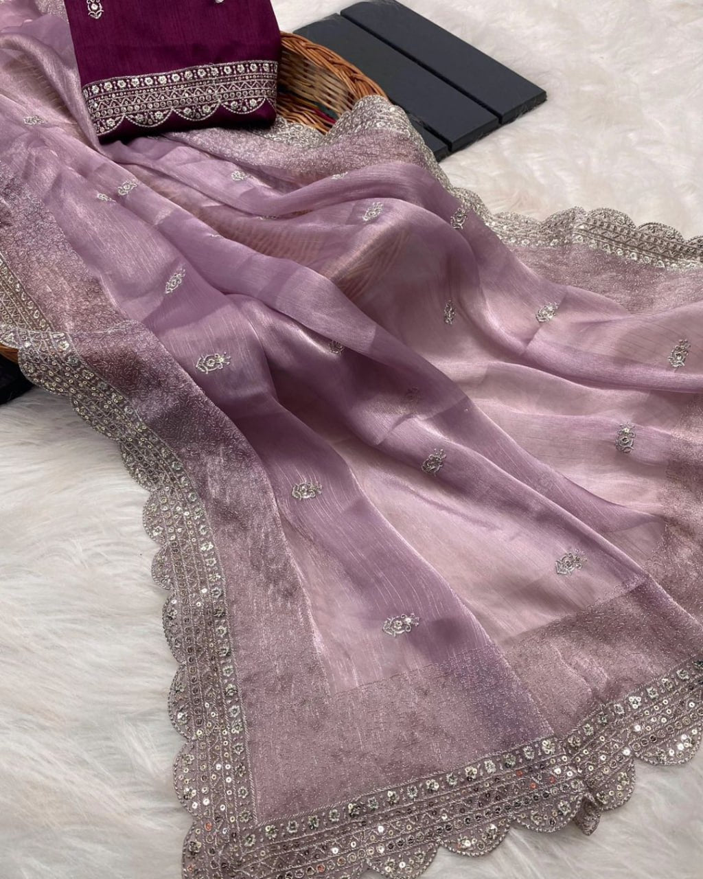 Twilight Bloom Sarees
