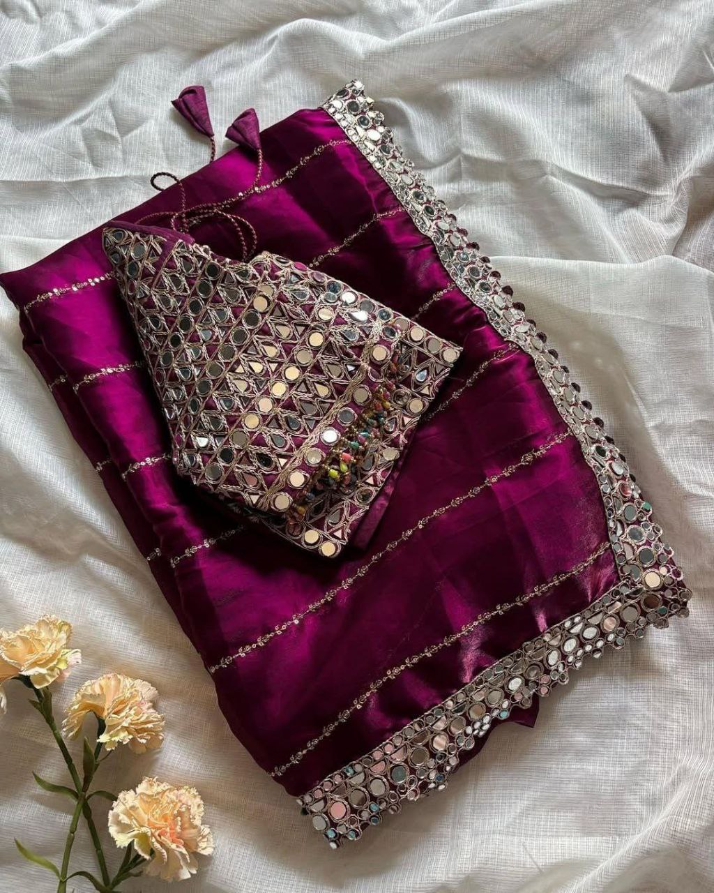 Mirror Mirage Saree