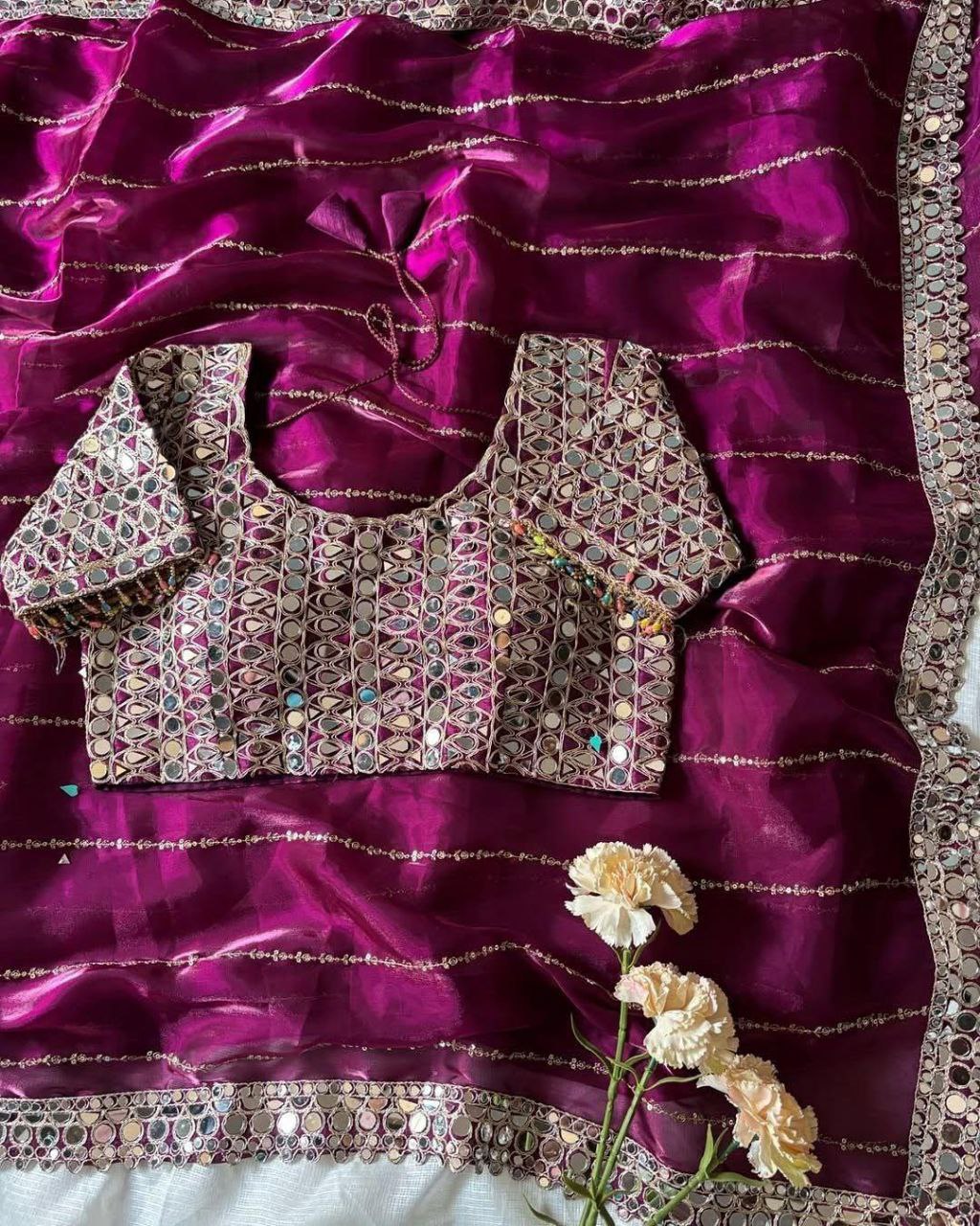 Mirror Mirage Saree