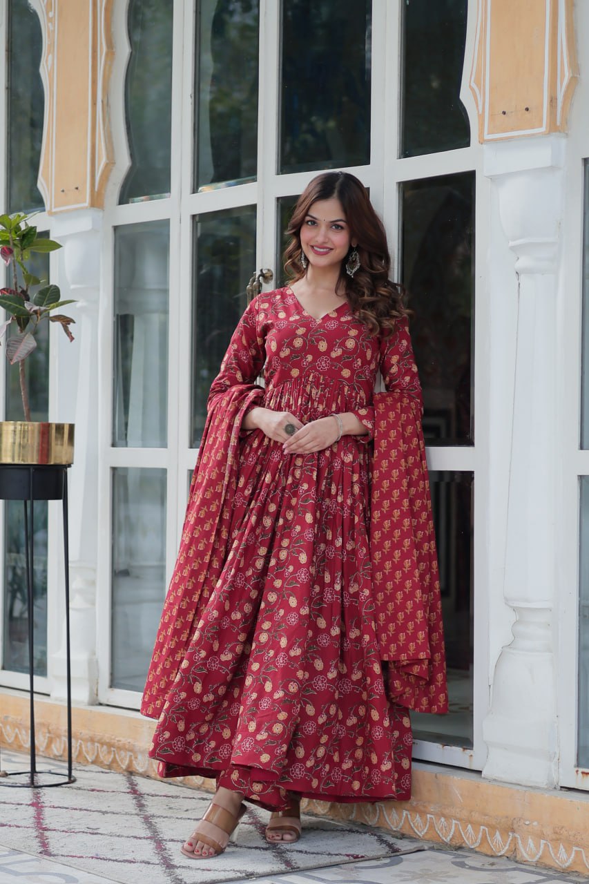 Crimson Tide Kurta Set
