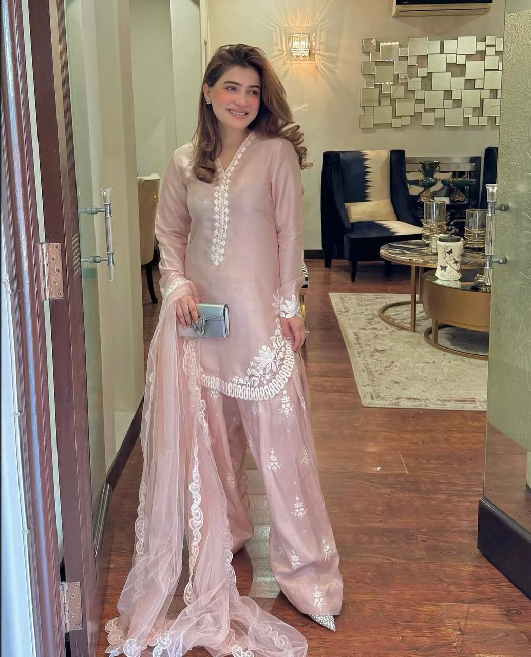 Bulbul Embroidered Suit Set